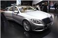 The top-end Merc S-Class S600 was unveiled at the Detroit show.