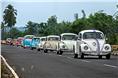 It was a mesmerising sight, with so many classic VWs taking to Goa&#8217;s streets.