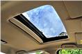 Sunroof isn&#8217;t very large, can be opened and closed remotely.