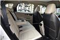 The rear seat is as spacious and comfortable as before.