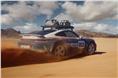 2022 Porsche 911 Dakar rear tracking
