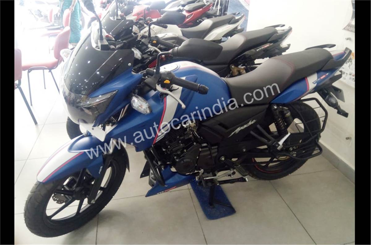 19 Tvs Apache Rtr 160 Abs Priced From Rs 85 479 Autocar India