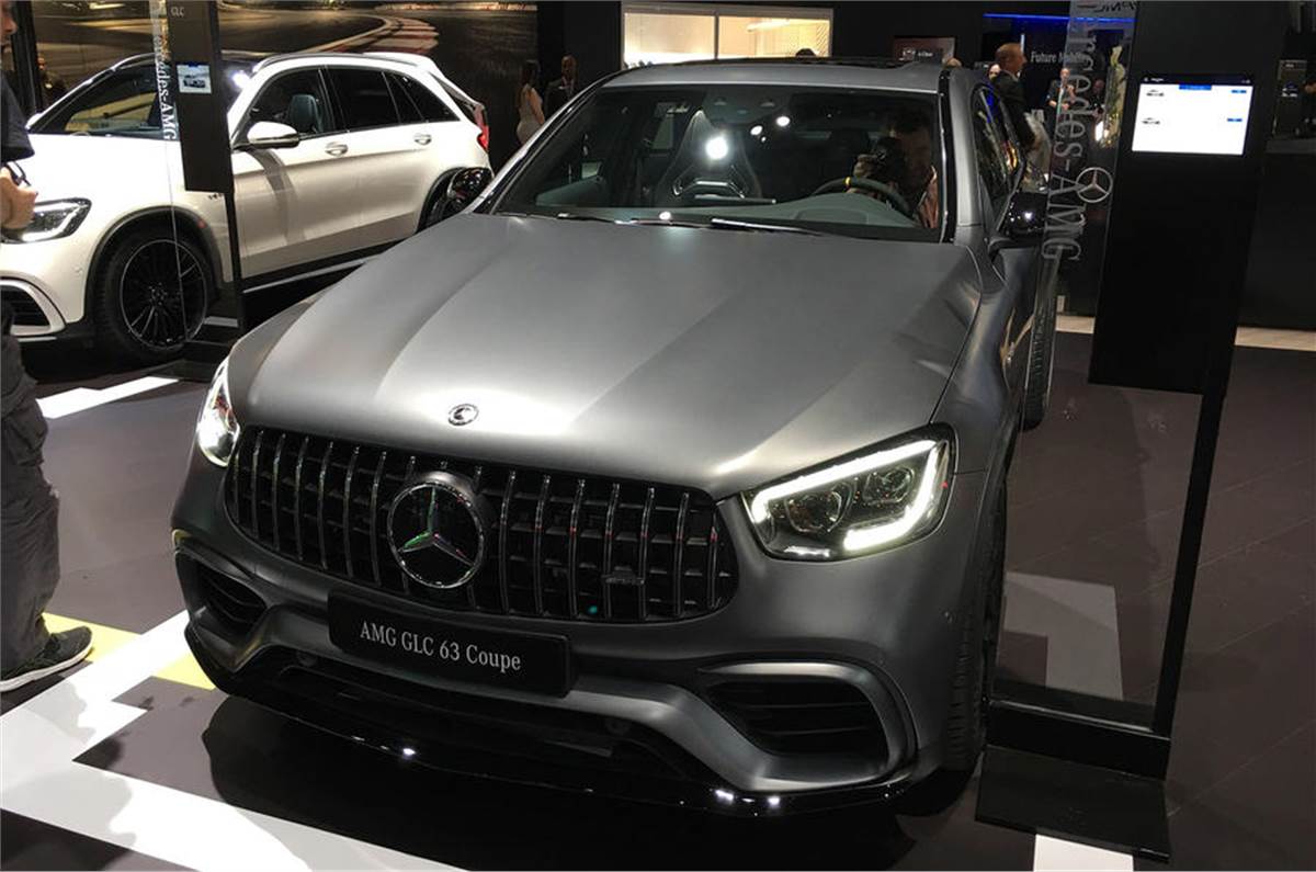 New Mercedes Amg Glc 63 Glc 63 S Suv And Suv Coupe Unveiled At The 2019 New York Motor Show Autocar India