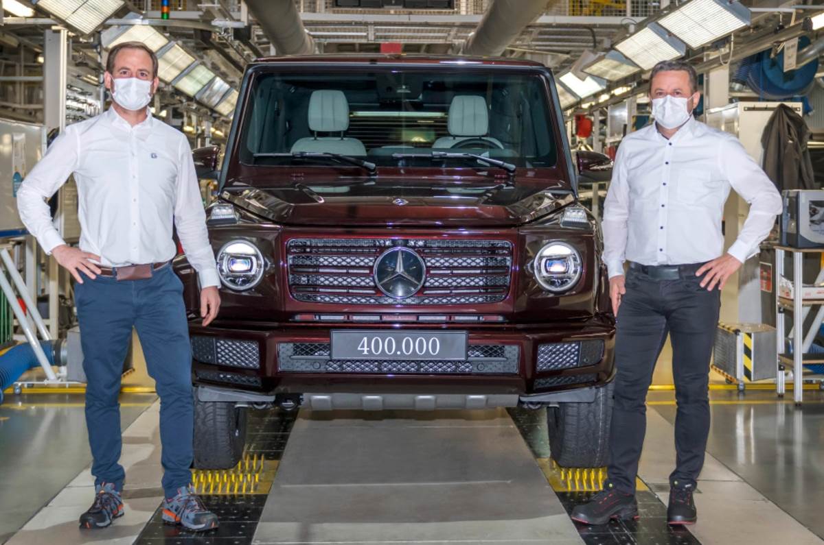 4 00 000 Mercedes Benz G Class Suvs Produced G Wagon Till Now Autocar India