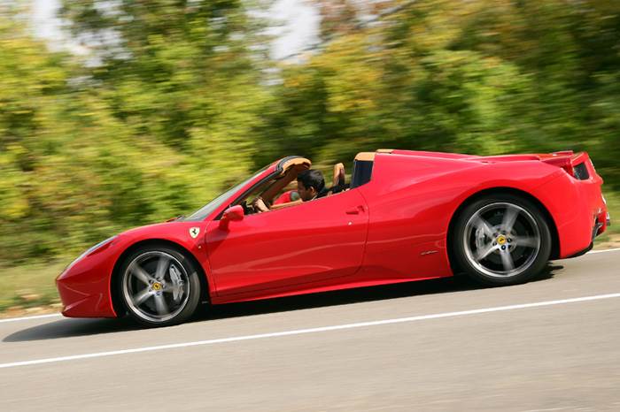 Ferrari 458 spider review, test drive