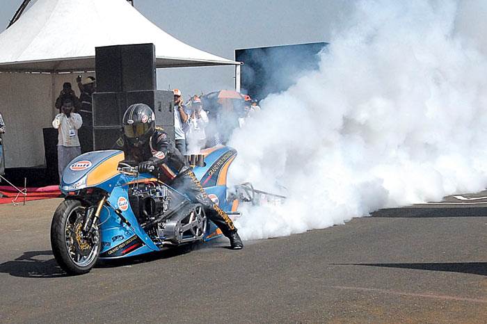 Gulf Top Fuel Drag Bike