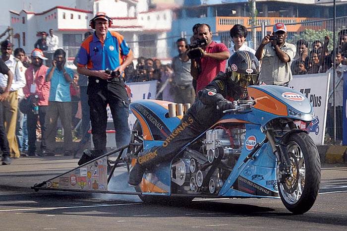 Gulf Top Fuel Drag Bike