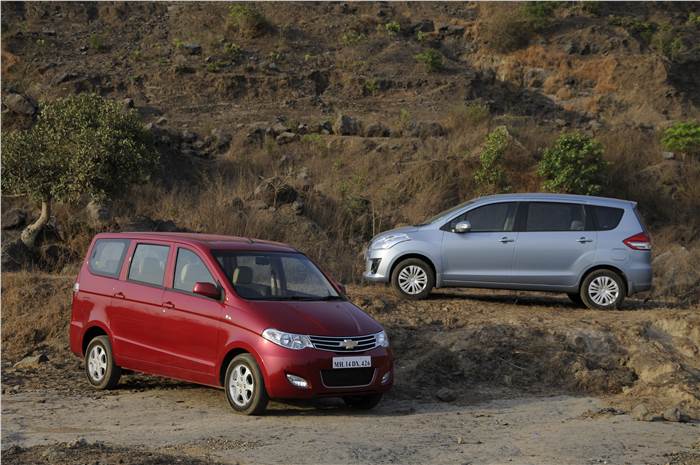 Chevrolet Enjoy vs Maruti Ertiga