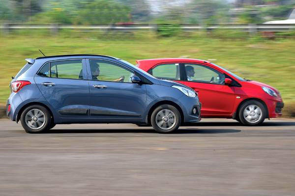 New Hyundai Grand i10 vs Honda Brio