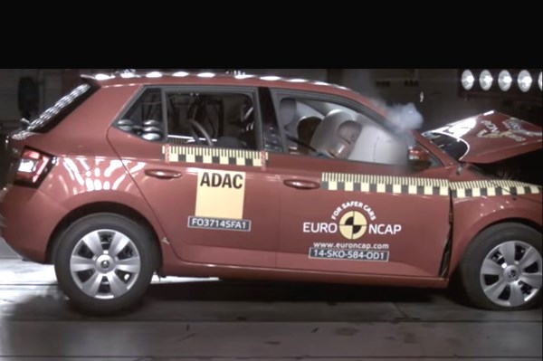 Skoda Fabia überzeugt beim NCAP Crashtest 