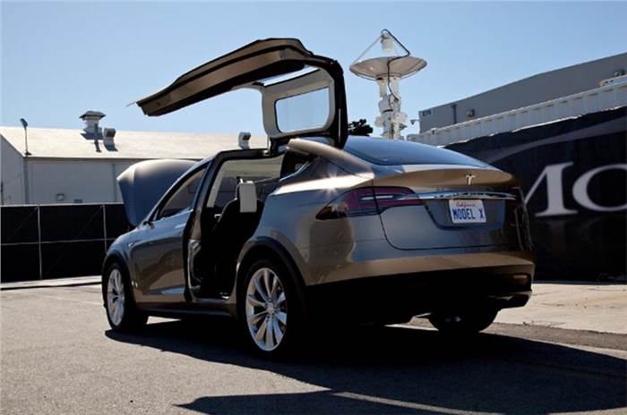 Tesla Model X crossover revealed