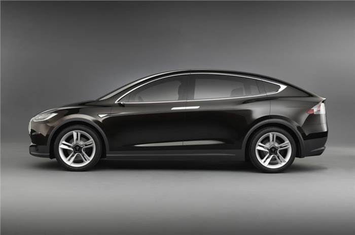 Tesla Model X crossover revealed