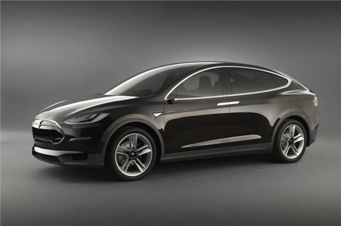 Tesla Model X crossover revealed