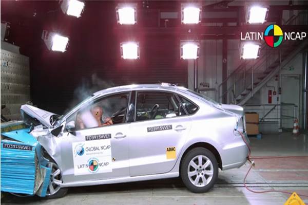 Volkswagen Vento scores top safety rating in Latin NCAP tests | Autocar ...