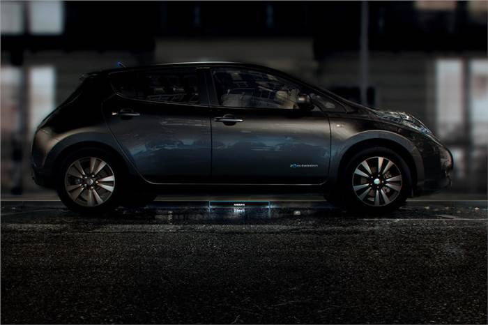 Nissan teases new wireless charging system