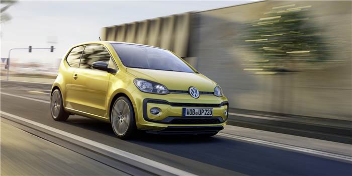 Volkswagen Up facelift revealed