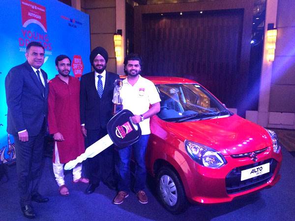 Mohit Kumar Malik wins Autocar Young Drivers 2015