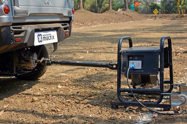 Driving experience in the Eicher Polaris Multix  