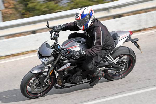 2017 Triumph Street Triple RS review, track ride