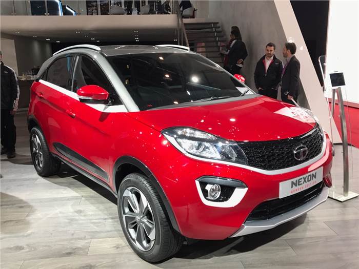 Tata Nexon showcased in Geneva