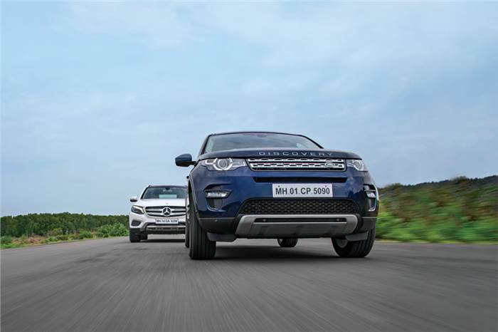 2017 Land Rover Discovery Sport vs Mercedes GLC 220d comparison