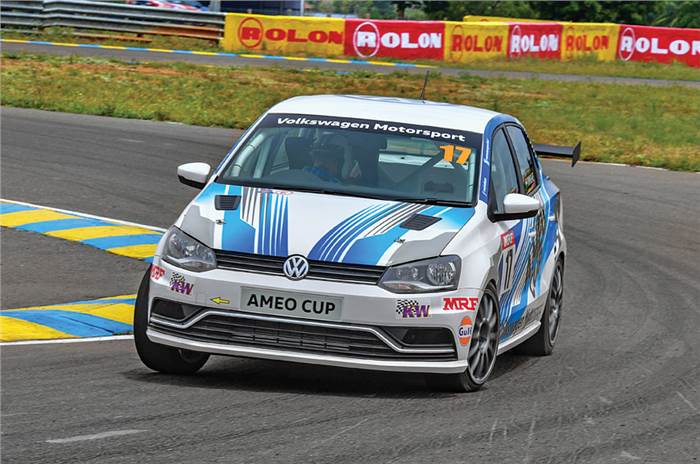 2017 Volkswagen Ameo Cup car drive experience