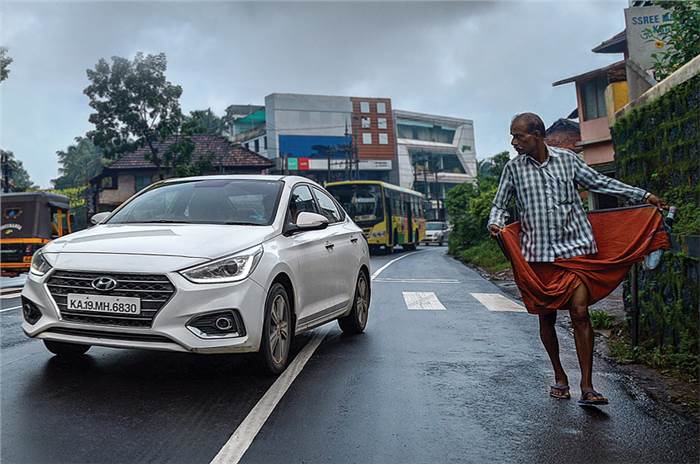 Search for biryani in a Hyundai Verna