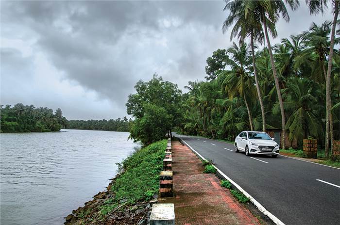 Search for biryani in a Hyundai Verna