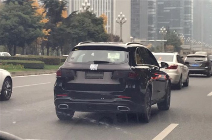 2023 Mercedes-Benz GLC Coupe spied testing; launch expected soon