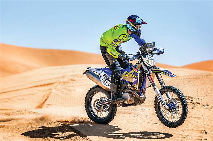 Sherco-TVS Rally bike ride experience