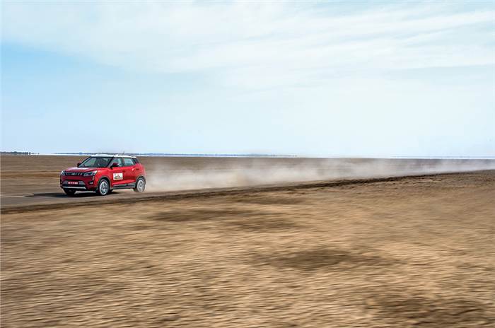 Record Rann: Mahindra XUV300 at the Rann of Kutch