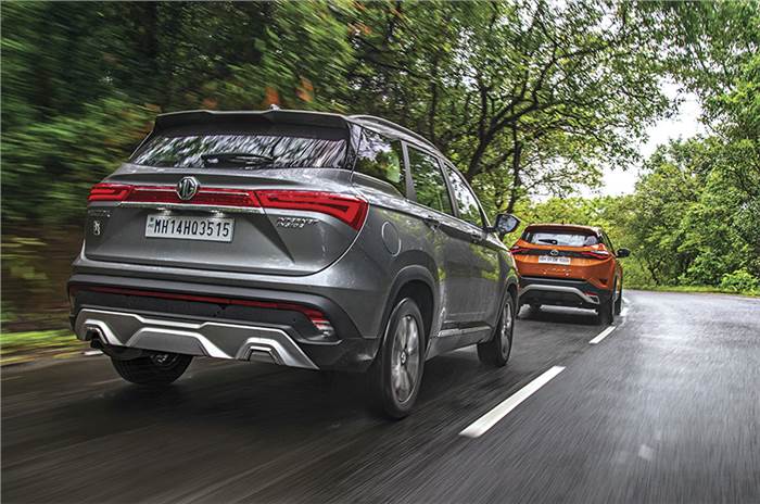 MG Hector vs Tata Harrier comparison