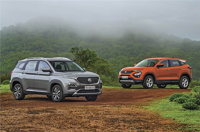 MG Hector vs Tata Harrier comparison