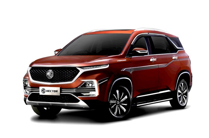 2019 MG Hector and listed | India
