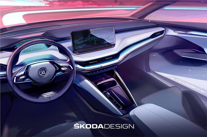 2020 Skoda Enyaq iV electric SUV interiors revealed