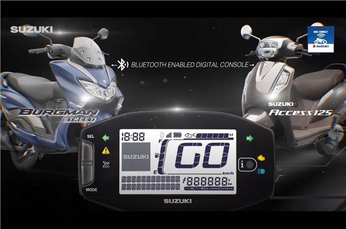 Suzuki Access 125, Burgman Street 125 with Bluetooth connectivity launched