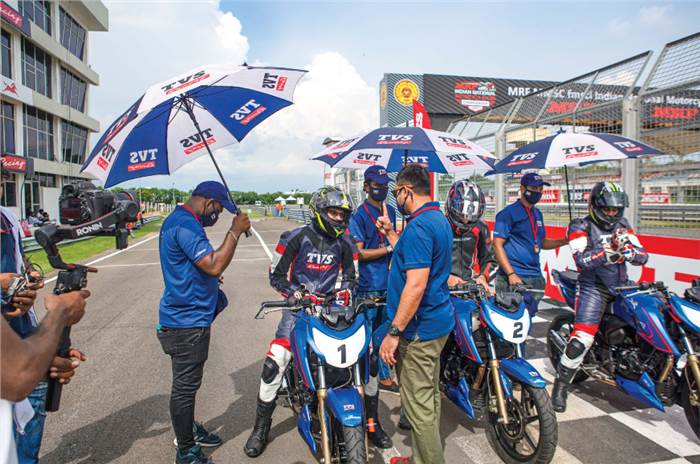 Back to back - 2021 TVS Young Media Racer programme Race 2 feature