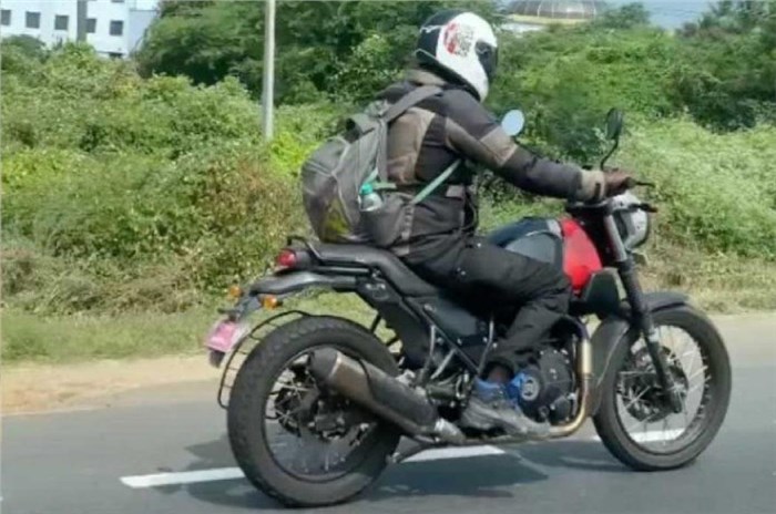 Upcoming Royal Enfield motorcycle spotted undisguised