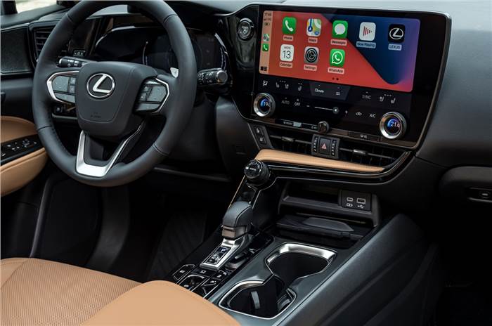 2022 Lexus NX 350h interior cabin dashboard touchscreen features