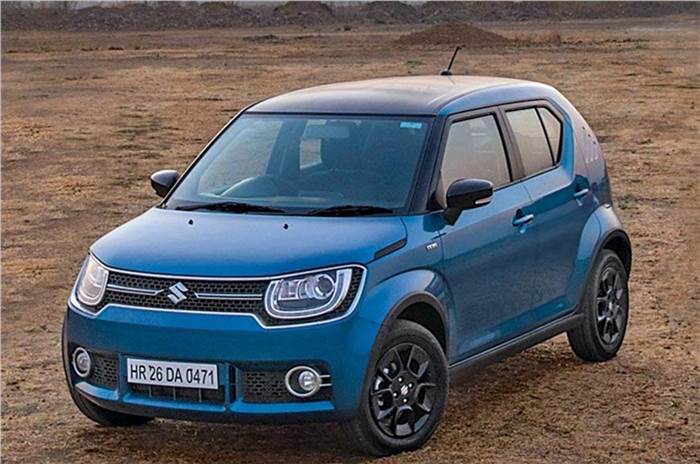 2017 Maruti Suzuki Ignis front quarter 