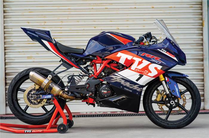 The real deal: TVS Apache RR 310 race bike