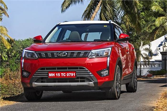 Mahindra XUV300 front quarter 