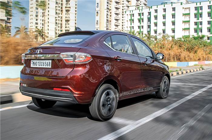 2022 Tata Tigor iCNG rear profile