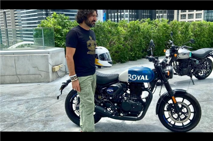 Royal Enfield Hunter 350 leaked picture shows new colour scheme | Autocar India