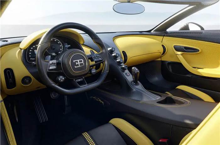 Bugatti Mistral W16 interior