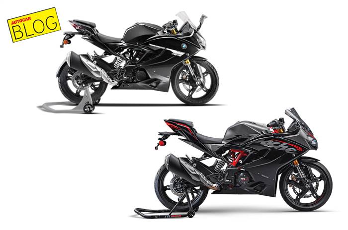 BMW G310 RR and TVS Apache RR 310