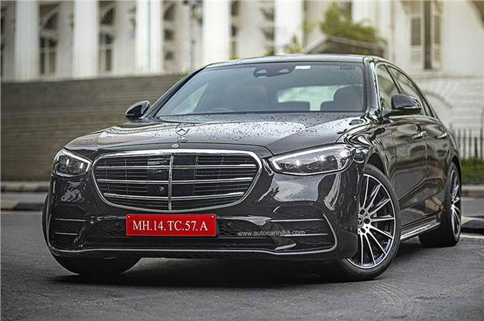 2021 Mercedes-Benz S-Class front quarter 