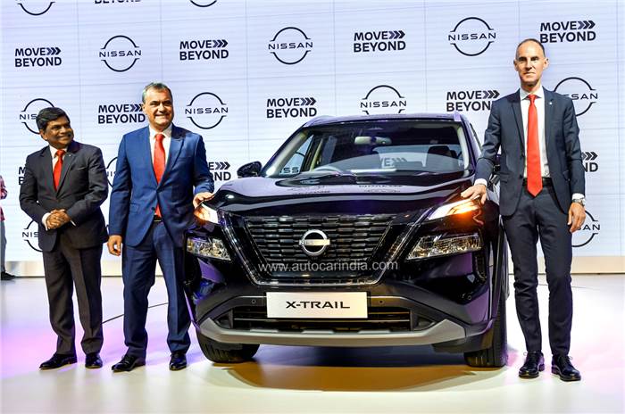 Nissan X-Trail showcased in India 