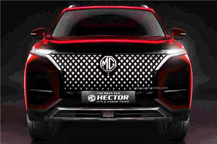 MG Hector facelift teaser 