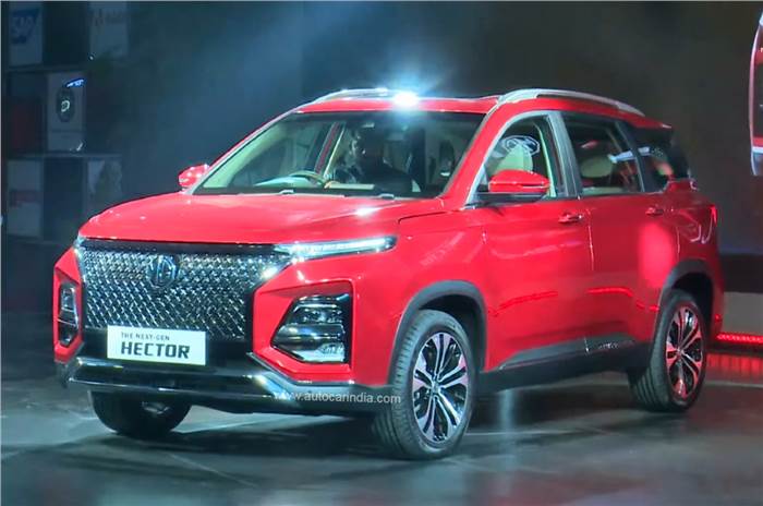 MG Hector facelift launched 